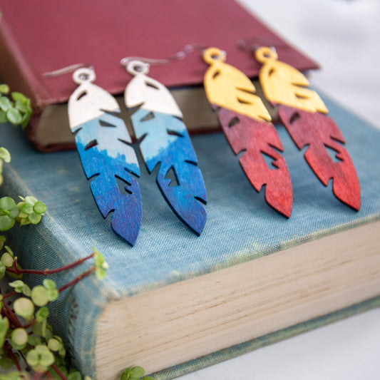 Sky Feather Earrings