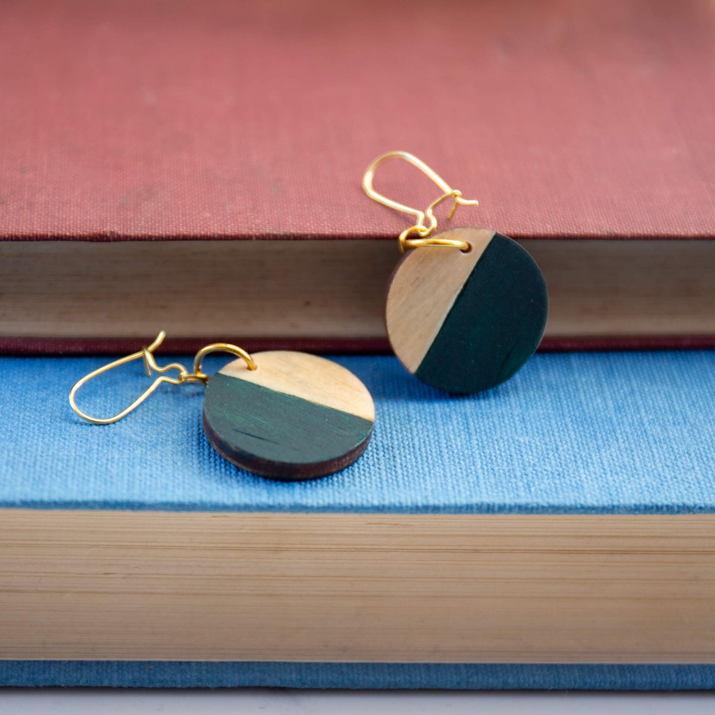Geometric Circle Earrings