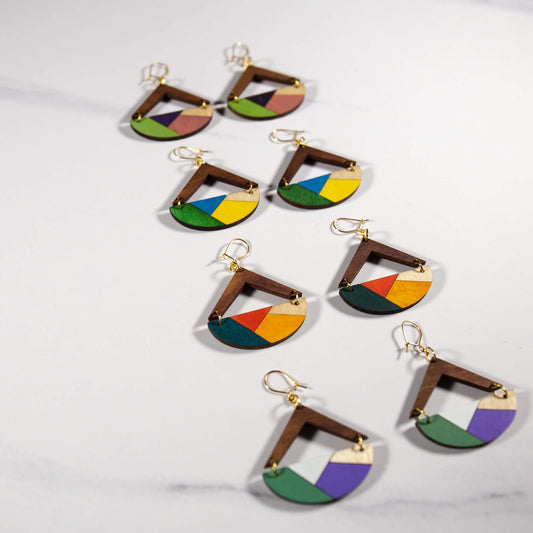 Geometric Seasons Earrings