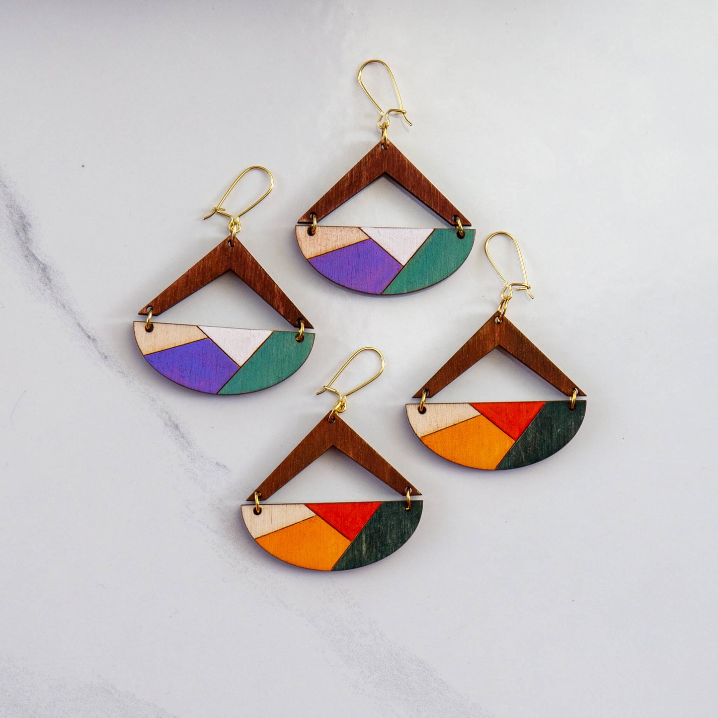 Geometric Seasons Earrings