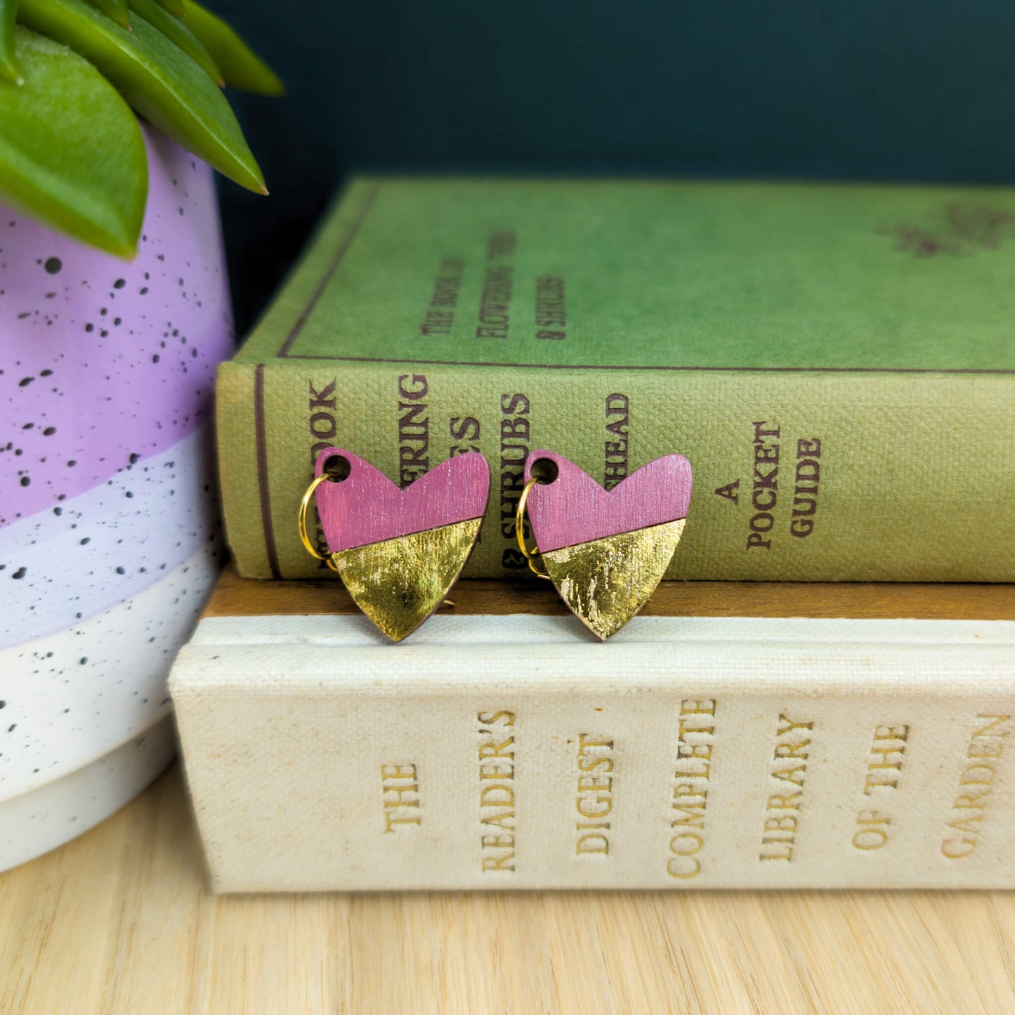 Gilded Heart Earrings