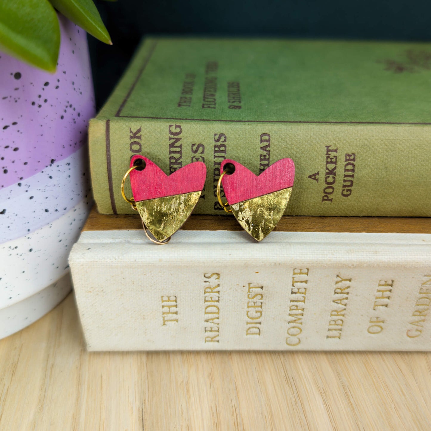 Gilded Heart Earrings