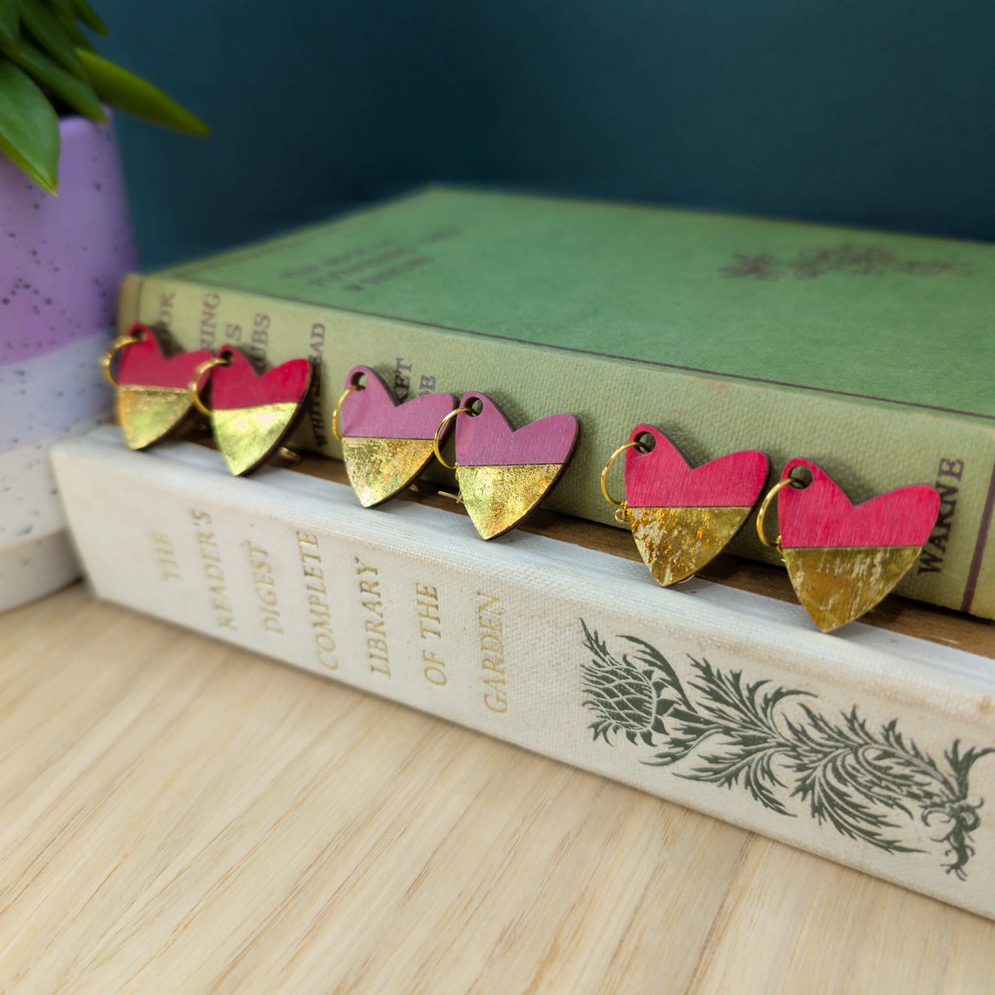 Gilded Heart Earrings