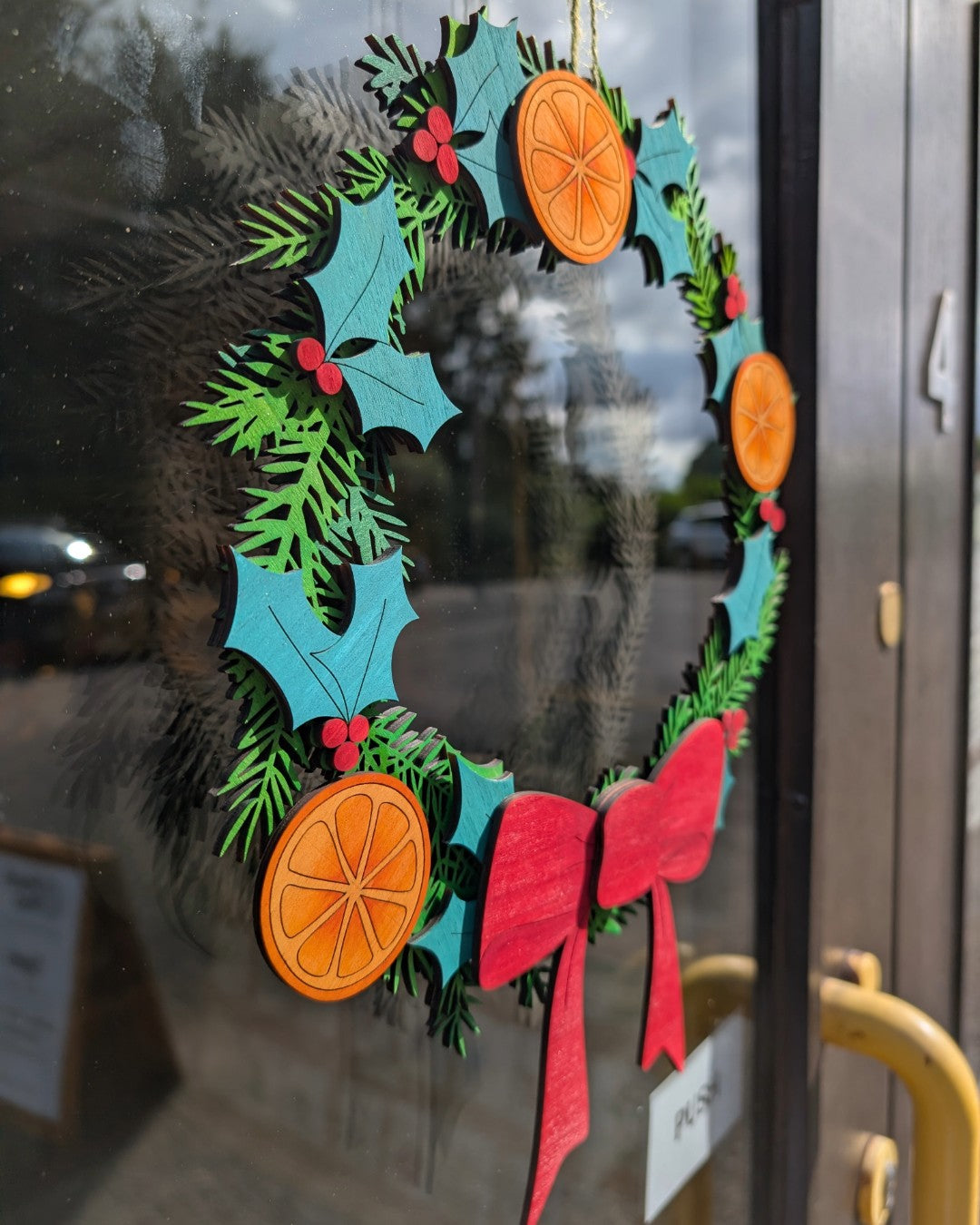 Peach Plot Christmas Wreath Workshop