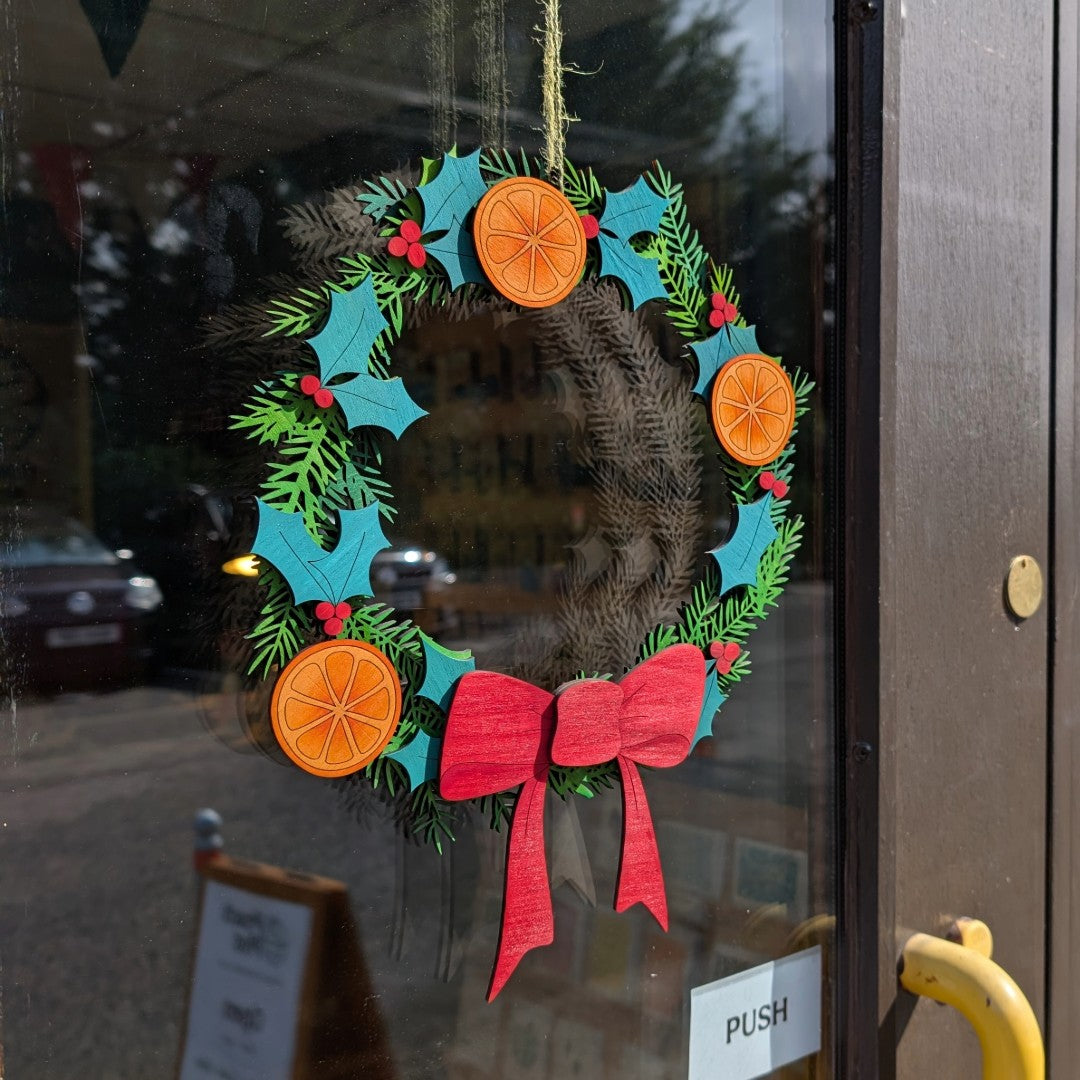Peach Plot Christmas Wreath Workshop