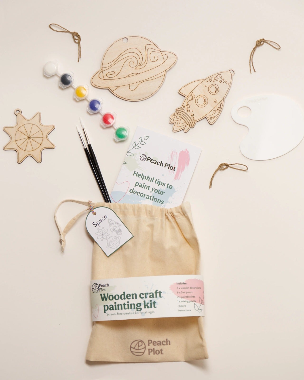 Wooden Craft Painting Kit