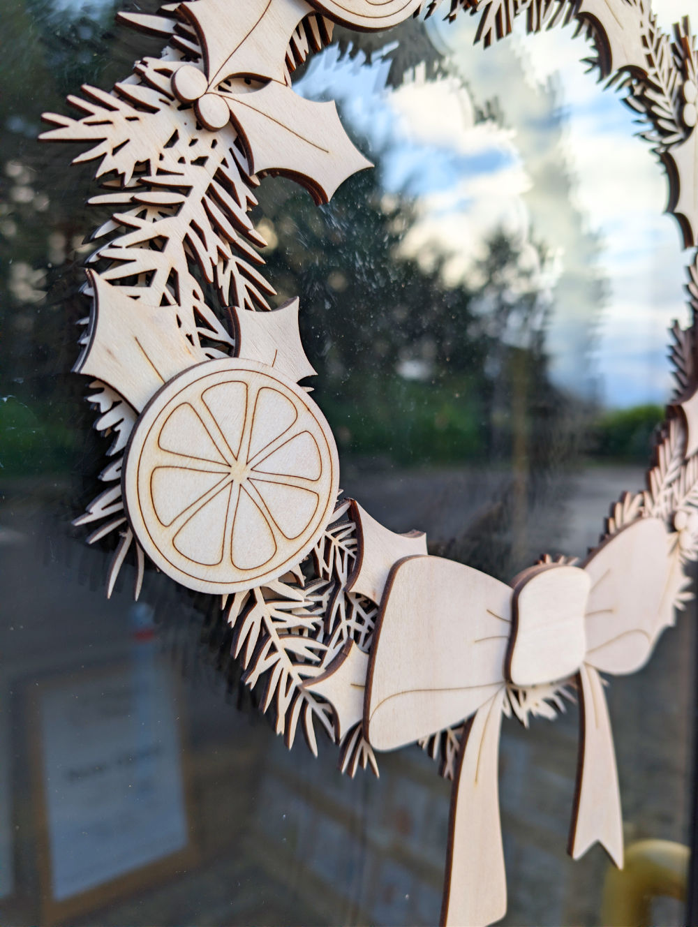 Peach Plot Christmas Wreath Workshop